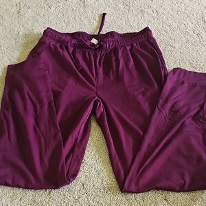 Athletic Works Purple Sweatpants Relaxed Fit